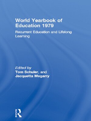 cover image of World Yearbook of Education 1979